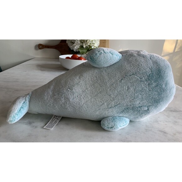 18" GUND Nori Narwhal Stuffed Plush Whale #6050381 - Picture 4 of 6